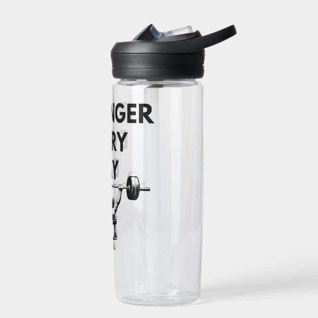 STRONGER EVERY DAY Water Bottle Gym Motivation (Left)