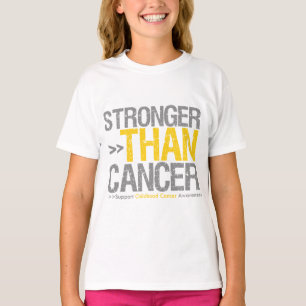Stronger Than Cancer - Childhood Cancer T-Shirt