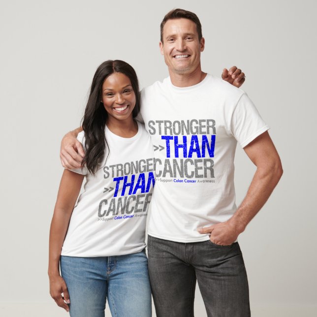Stronger Than Cancer - Colon Cancer T-Shirt (Unisex)