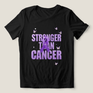 *Stronger Than Cancer Inspirational T-Shirt – Hope Tri-Blend Shirt