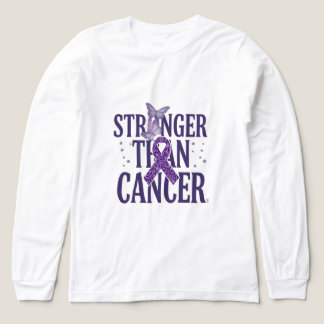 Stronger Than Cancer Inspirational Tri-Blend Shirt
