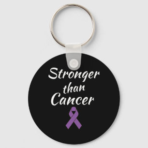 Stronger Than Cancer Pancreatic Cancer Awareness  Key Ring