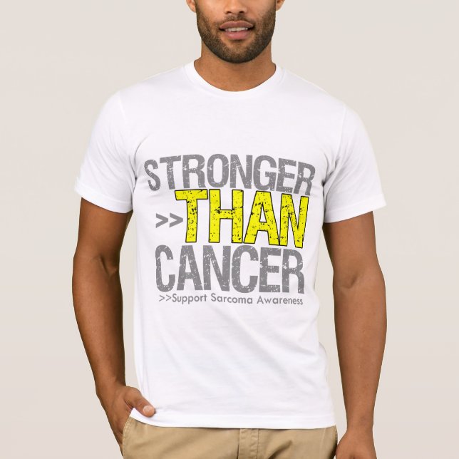 Stronger Than Cancer - Sarcoma T-Shirt (Front)
