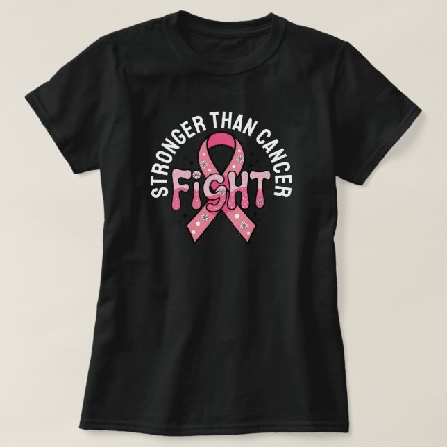 Stronger Than Cancer T-Shirt (Design Front)