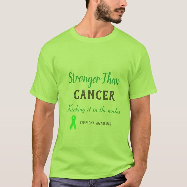 stronger than cancer tshirt (Front)