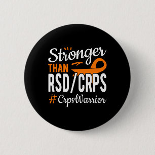 Stronger Than Crps Rsd Crps Awareness  6 Cm Round Badge