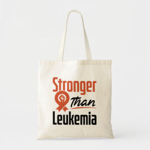 Stronger Than Leukemia Blood Cancer Survivor Tote Bag