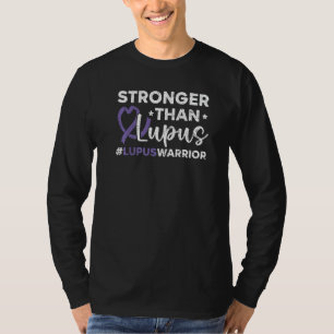 Stronger Than Lupus Awareness Sle Autoimmune Disea T-Shirt