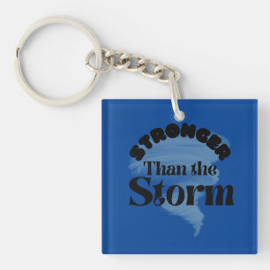 Stronger than the Storm Key Ring