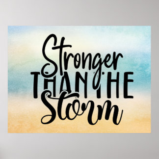 Stronger than the storm poster