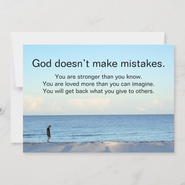 Stronger Than You Know Magnetic Card (Front)