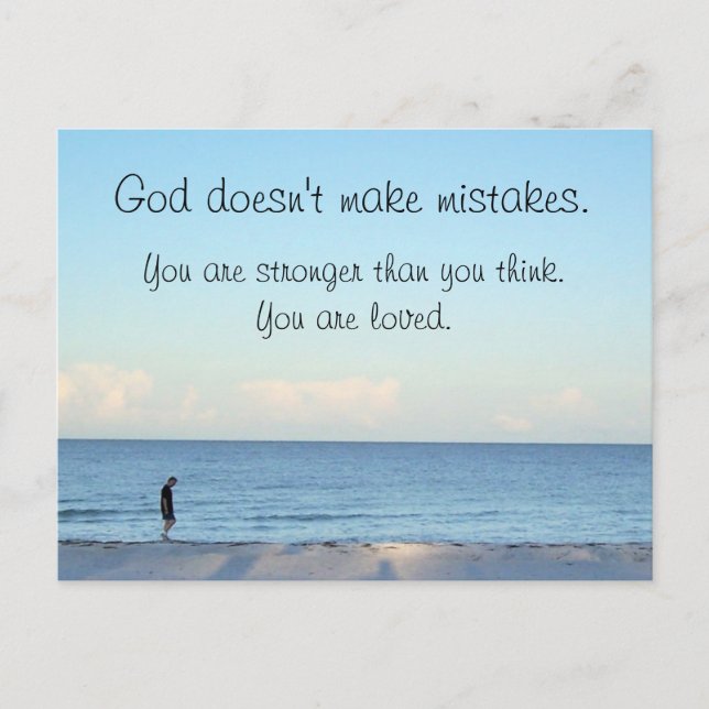 Stronger Than You Think Postcard (Front)