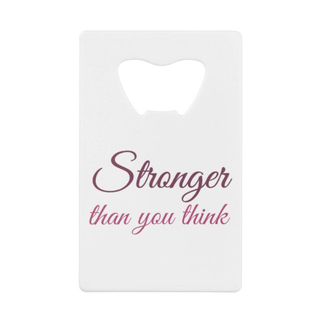 Stronger than you think Stronger with my sisters. (Front)