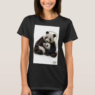 Stronger Together in Harmony Pandas Woman Organic  T-Shirt