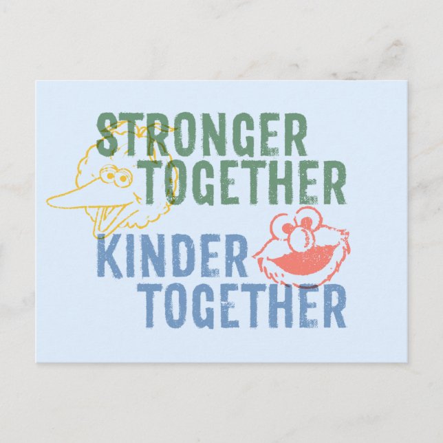 Stronger Together Kinder Together Postcard (Front)