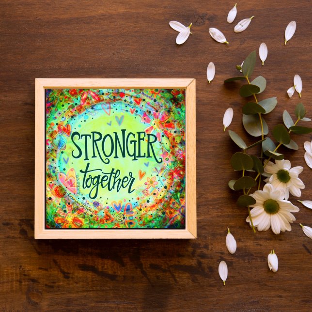 Stronger Together Pretty Green Inspirivity Photo Print (Creator Uploaded)