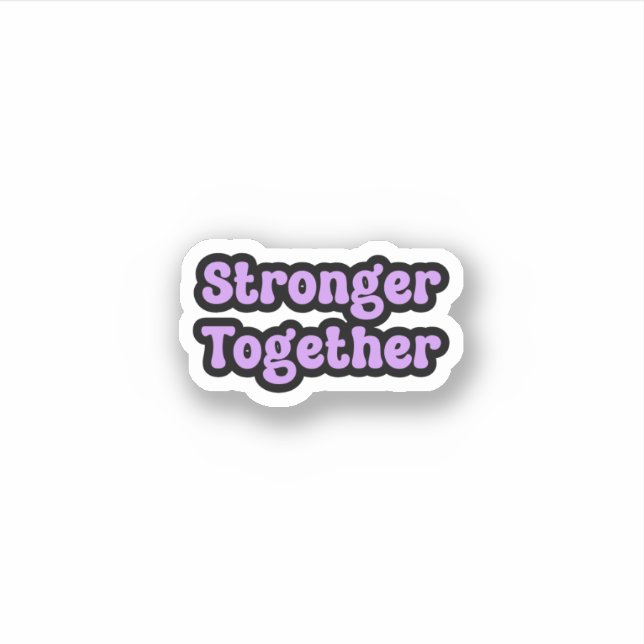 Stronger Together Purple Epilepsy Awareness  (Front)