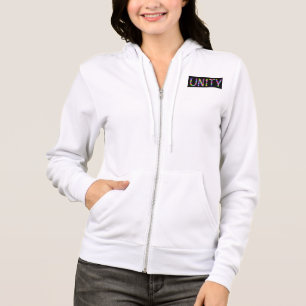 Stronger Together   Unity Floral Typography Inspir Hoodie