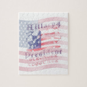 Stronger together USA Hillary 4 President American Jigsaw Puzzle