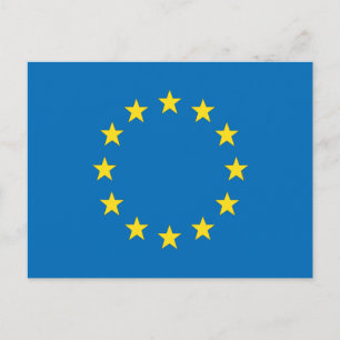 StrongerIn (Remain) European Union EU flag Postcard