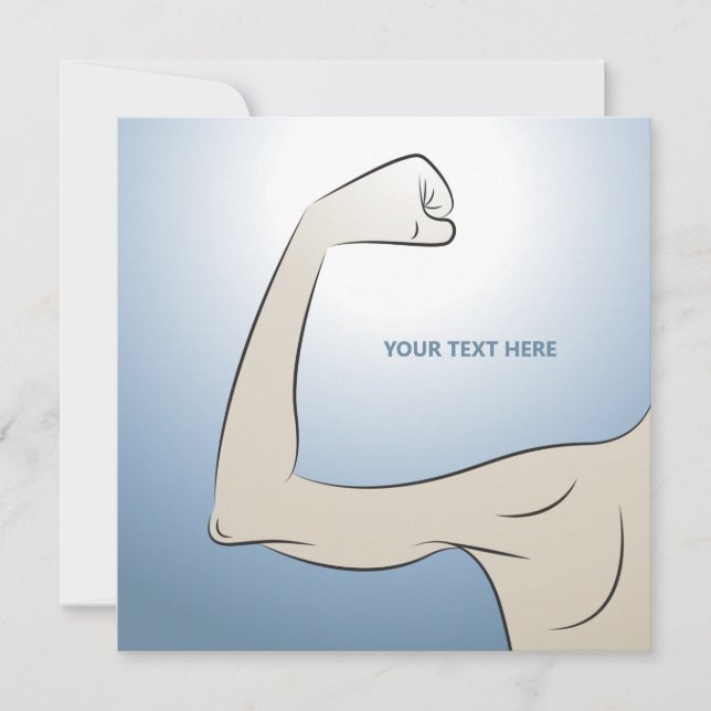 STRONGEST MAN FATHER'S DAY CARD (Front)