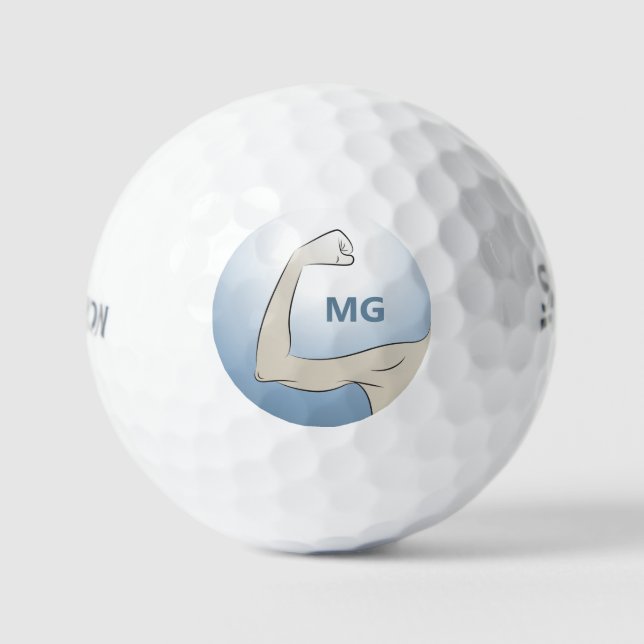 STRONGEST MAN I KNOW GOLF BALLS (Front)