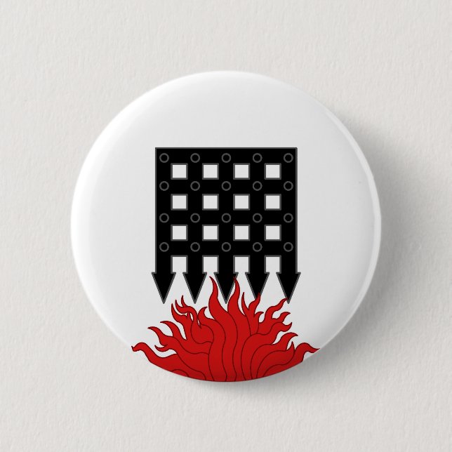 Stronghold of Hellsgate Populace Badge Button (Front)