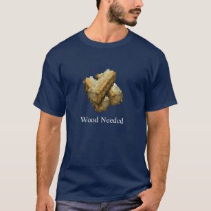 Stronghold - Wood Needed - Dark Blue T-Shirt