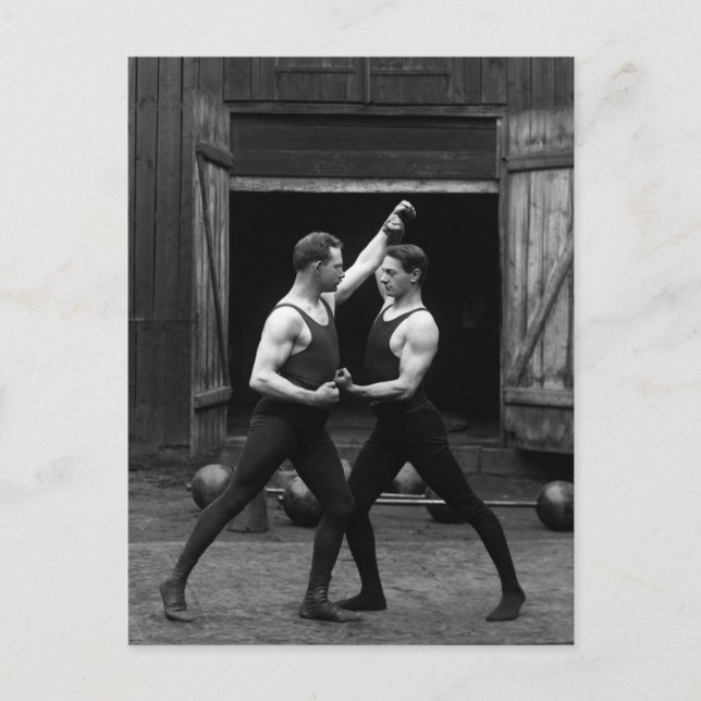 Strongman Match Postcard (Front)