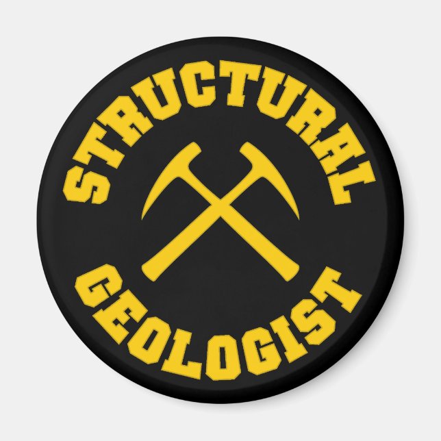 Structural Geologist Magnet (Front)