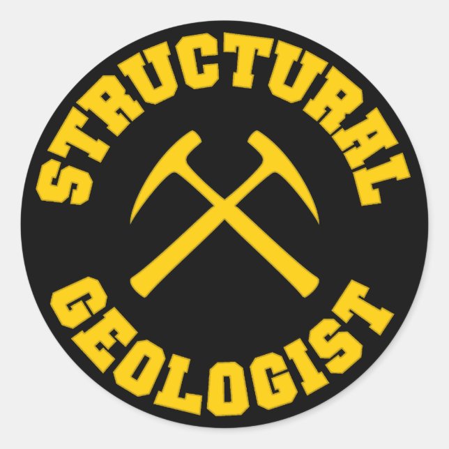 Structural Geologist Sticker (Front)