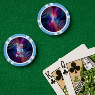 Structural Iridescence Poker Chips