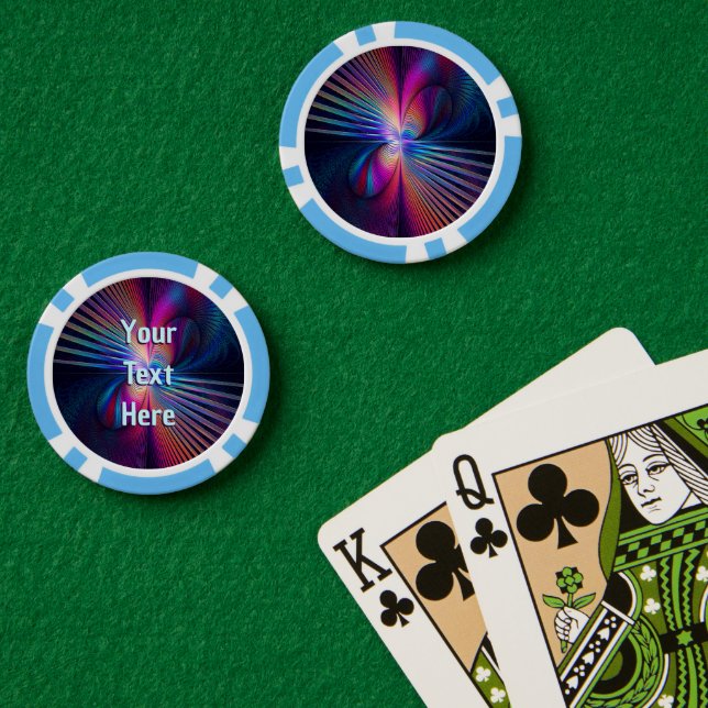 Structural Iridescence Poker Chips (Poker Table (Double))