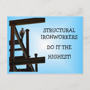 Structural Ironworkers Postcard