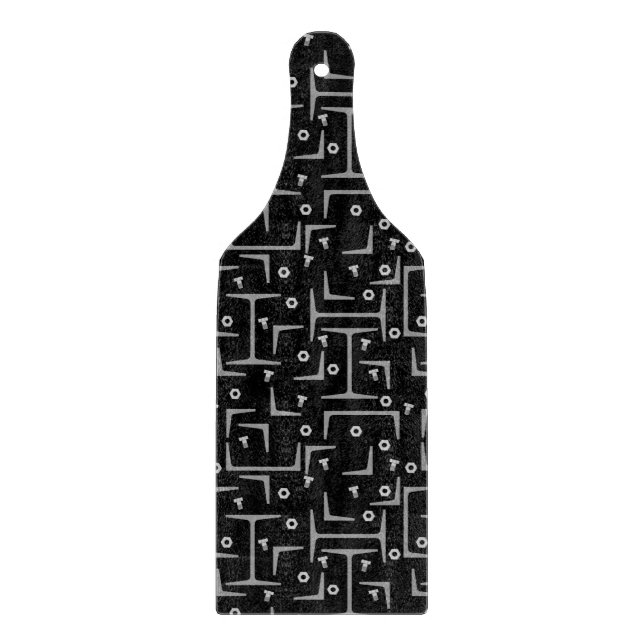 Structural Steel Pattern Cutting Board (Front)