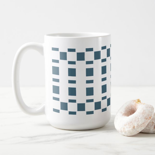Structure F | Teal Blue Coffee Mug (With Donut)