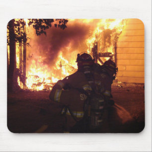 Structure Fire Mouse Pad