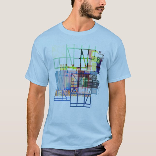 structure in blue T-Shirt (Front)