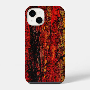 Structure Red African Abstract iPhone 14 Case