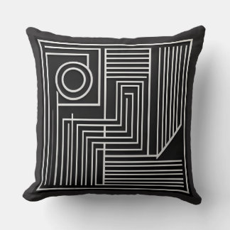 Structured Orbit Lines Cushion