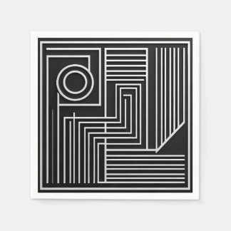 Structured Orbit Lines Napkin