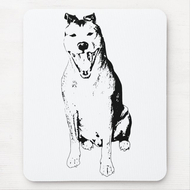 Structured Seated Shape Mouse Pad (Front)