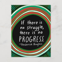 STRUGGLE PROGRESS Douglass Quote
