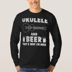 Strum and Sip with Ukulele and Beer Tee   Musical 