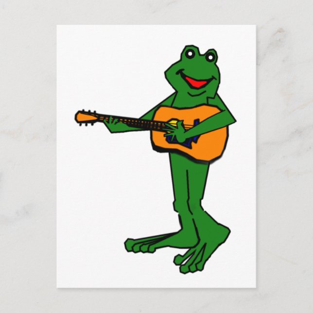 Strumming Fred Postcard (Front)