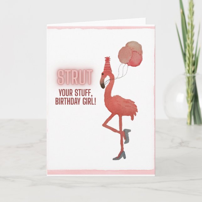 Strut your stuff! card (Front)