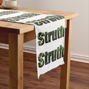 Struth ! Aussie Slang Word, Short Table Runner