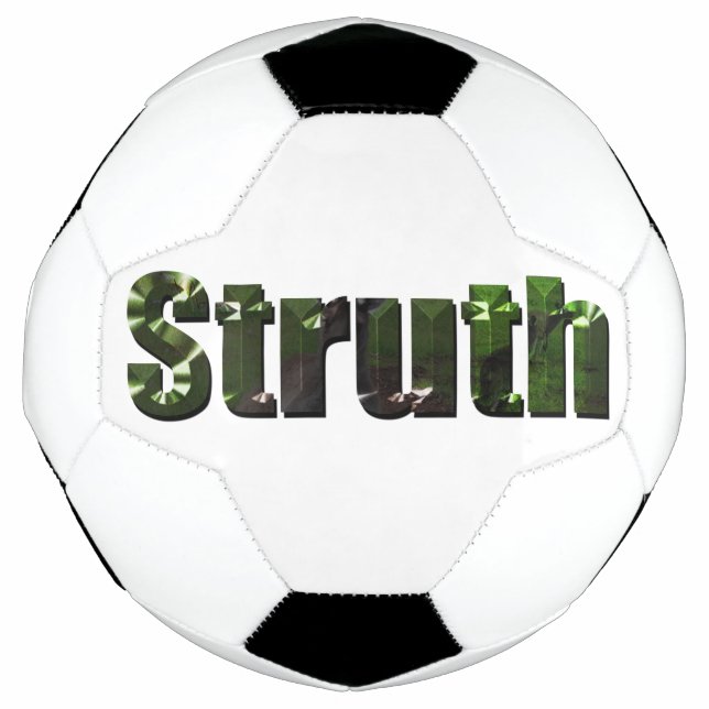 Struth ! Aussie Slang Word, Soccer Ball (Front)