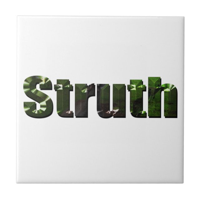 Struth ! Aussie Slang Word, Tile (Front)