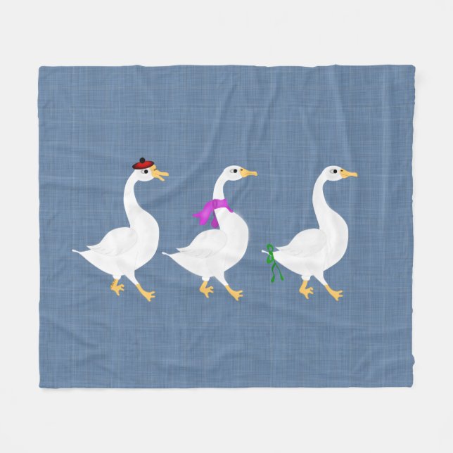 Struttin' Fleece Blanket (Front (Horizontal))